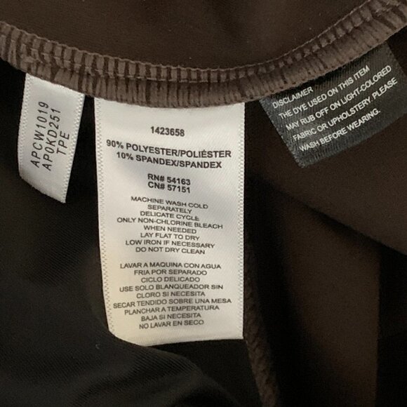 Andrew Marc Soft Faux Suede Pull-On Skinny Pants Sz M Taupe #15N - Picture 10 of 11